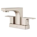 Pfirst Modern Square - Centerset Brushed Nickel